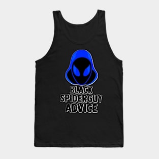 Black Spider Guy Advice Tank Top